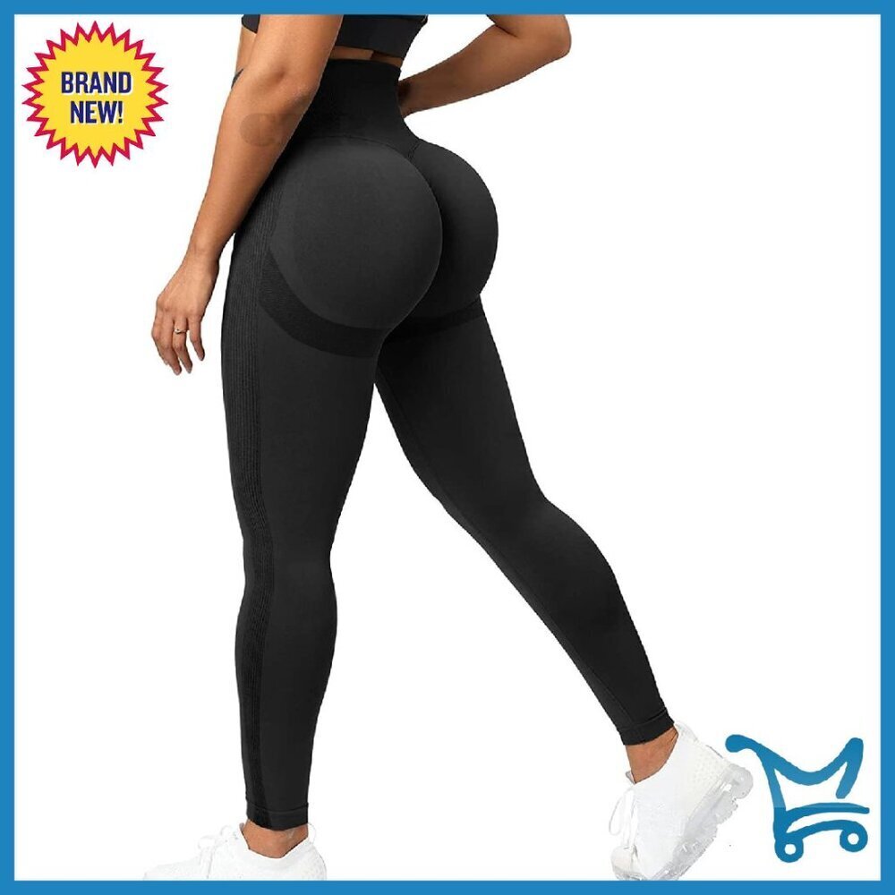 High Waist Seamless Scrunch Booty Leggings Workout Yoga Pants